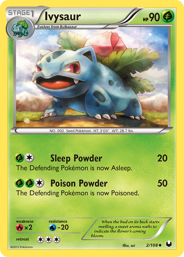 Ivysaur (2/108) [Black & White: Dark Explorers] | Gear Gaming Bentonville