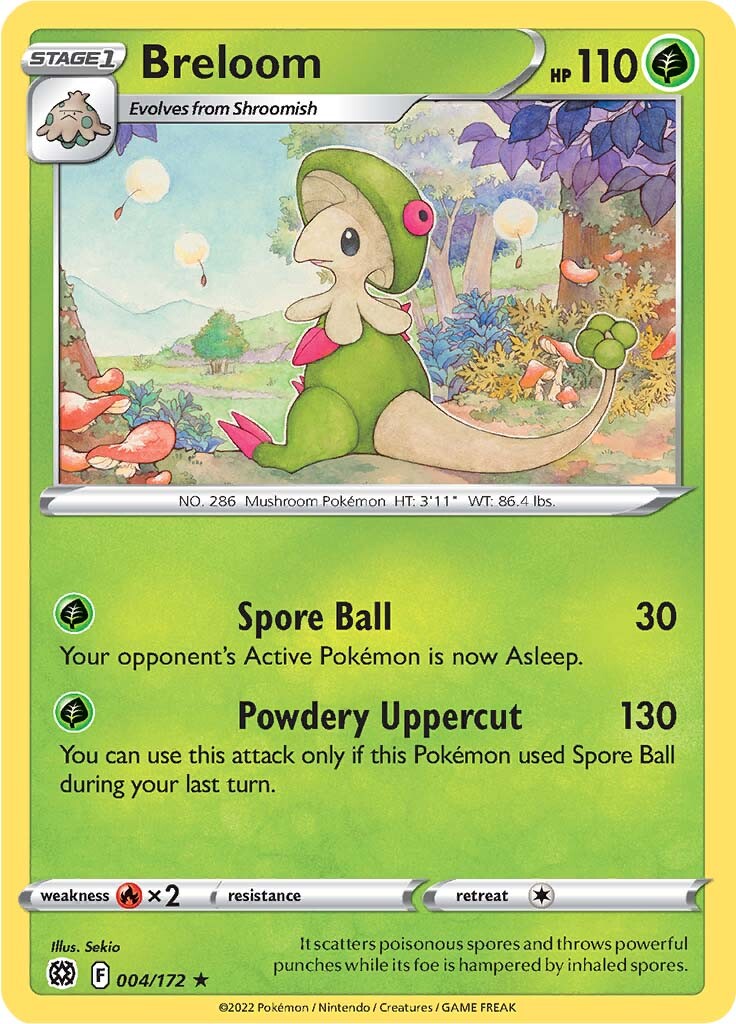 Breloom (004/172) [Sword & Shield: Brilliant Stars] | Gear Gaming Bentonville