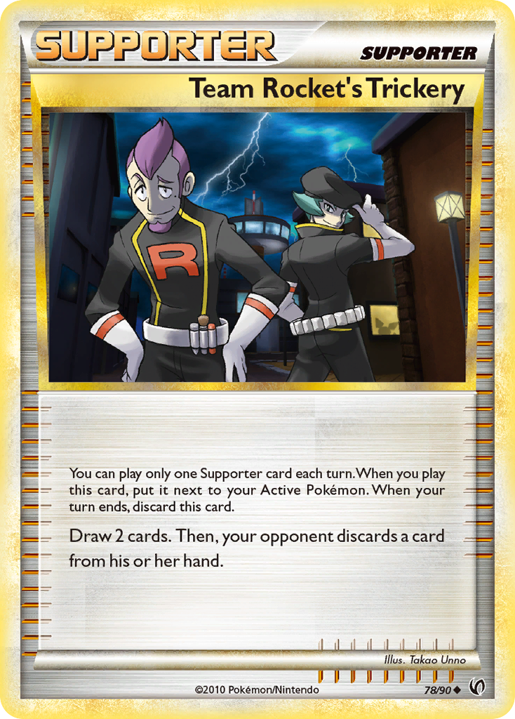 Team Rocket's Trickery (78/90) [HeartGold & SoulSilver: Undaunted] | Gear Gaming Bentonville