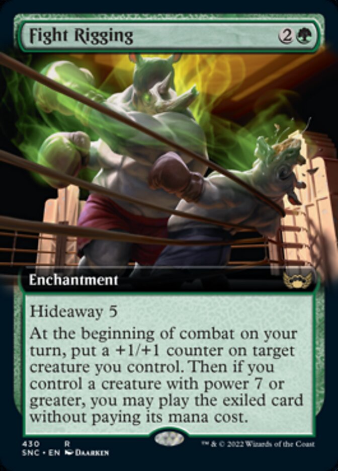Fight Rigging (Extended Art) [Streets of New Capenna] | Gear Gaming Bentonville
