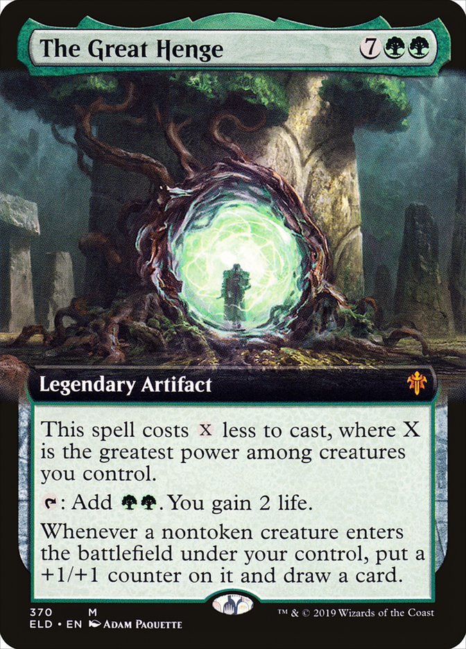 The Great Henge (Extended Art) [Throne of Eldraine] | Gear Gaming Bentonville