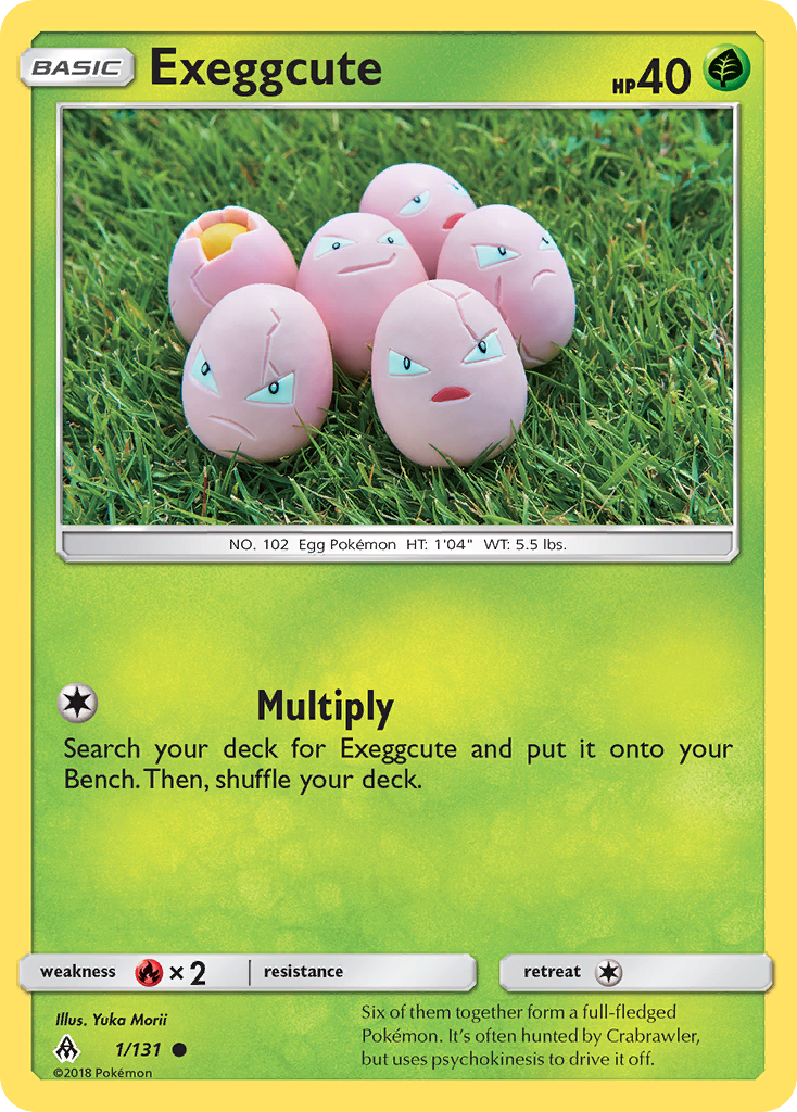 Exeggcute (1/131) [Sun & Moon: Forbidden Light] | Gear Gaming Bentonville