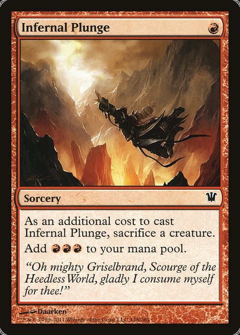 Infernal Plunge [Innistrad] | Gear Gaming Bentonville