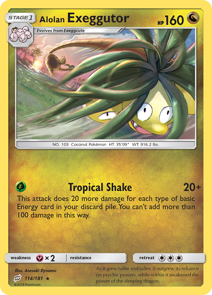 Alolan Exeggutor (114/181) [Sun & Moon: Team Up] | Gear Gaming Bentonville