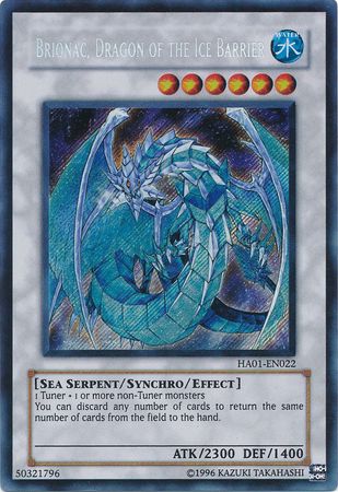 Brionac, Dragon of the Ice Barrier [HA01-EN022] Secret Rare | Gear Gaming Bentonville