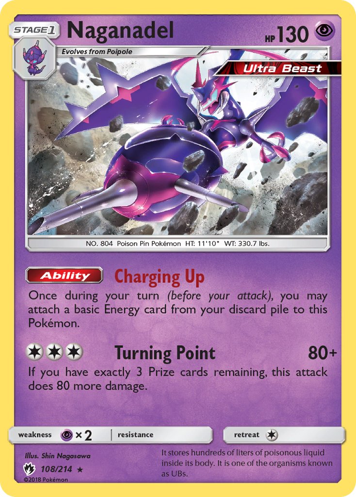 Naganadel(108/214) (Theme Deck Exclusive) [Sun & Moon: Lost Thunder] | Gear Gaming Bentonville