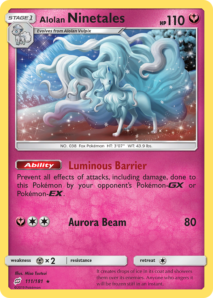 Alolan Ninetales (111/181) [Sun & Moon: Team Up] | Gear Gaming Bentonville