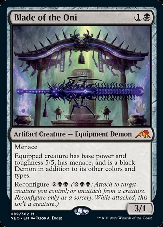 Blade of the Oni (Promo Pack) [Kamigawa: Neon Dynasty Promos] | Gear Gaming Bentonville