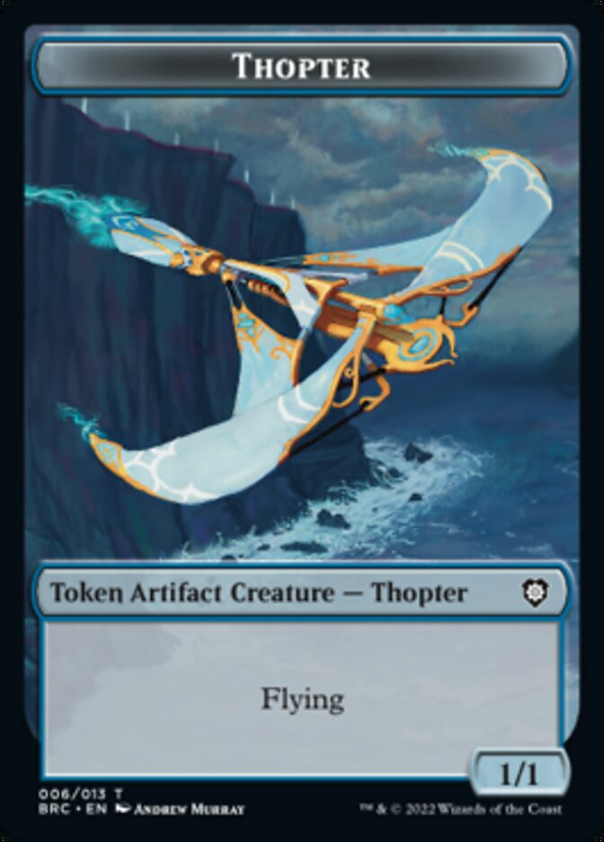 Copy // Thopter (006) Double-Sided Token [The Brothers' War Commander Tokens] | Gear Gaming Bentonville