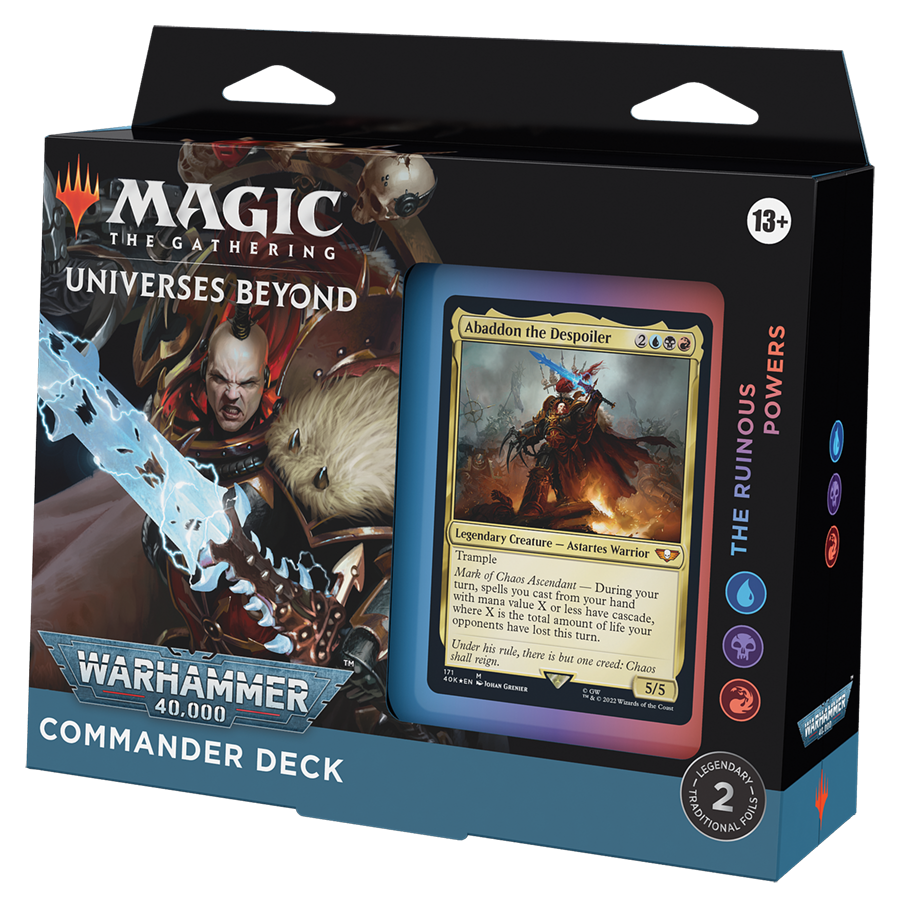 Universes Beyond: Warhammer 40,000 - Commander Deck (The Ruinous Powers) | Gear Gaming Bentonville