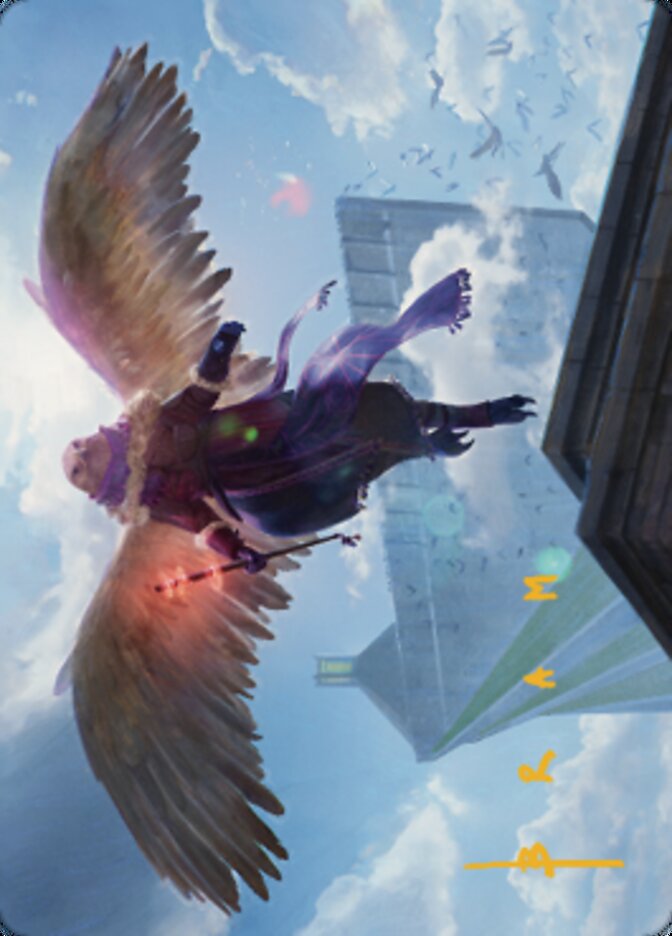 Balmor, Battlemage Captain Art Card 1 (Gold-Stamped Signature) [Dominaria United Art Series] | Gear Gaming Bentonville