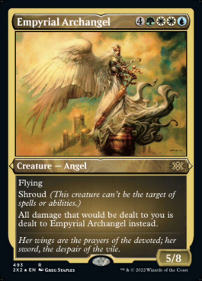 Empyrial Archangel (Foil Etched) [Double Masters 2022] | Gear Gaming Bentonville