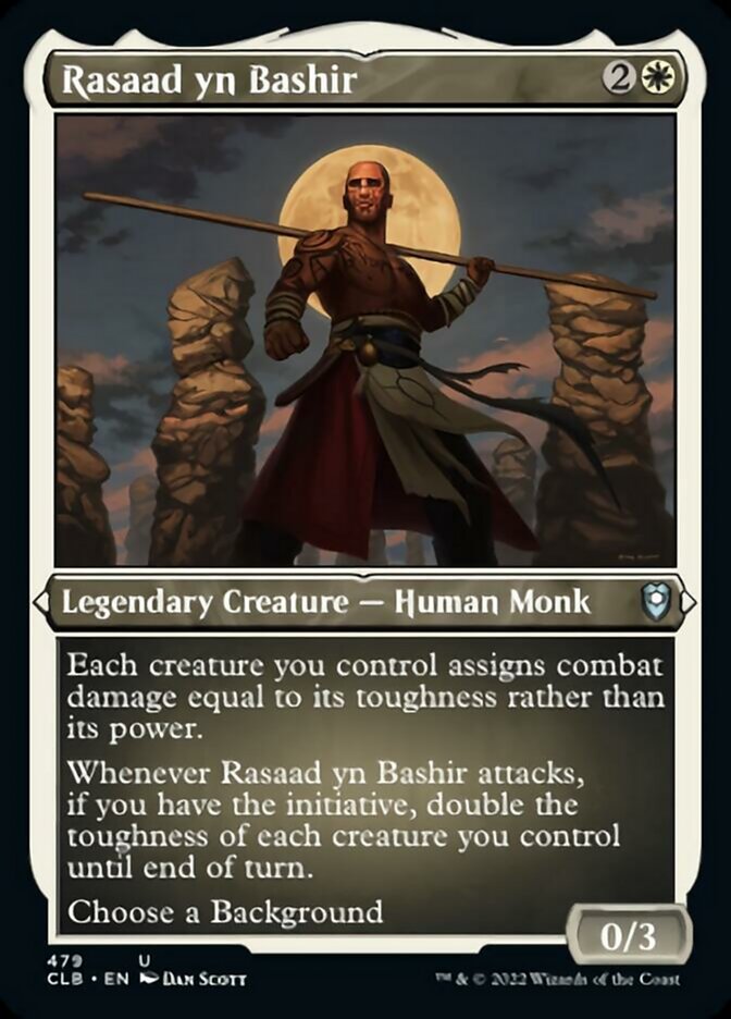 Rasaad yn Bashir (Foil Etched) [Commander Legends: Battle for Baldur's Gate] | Gear Gaming Bentonville