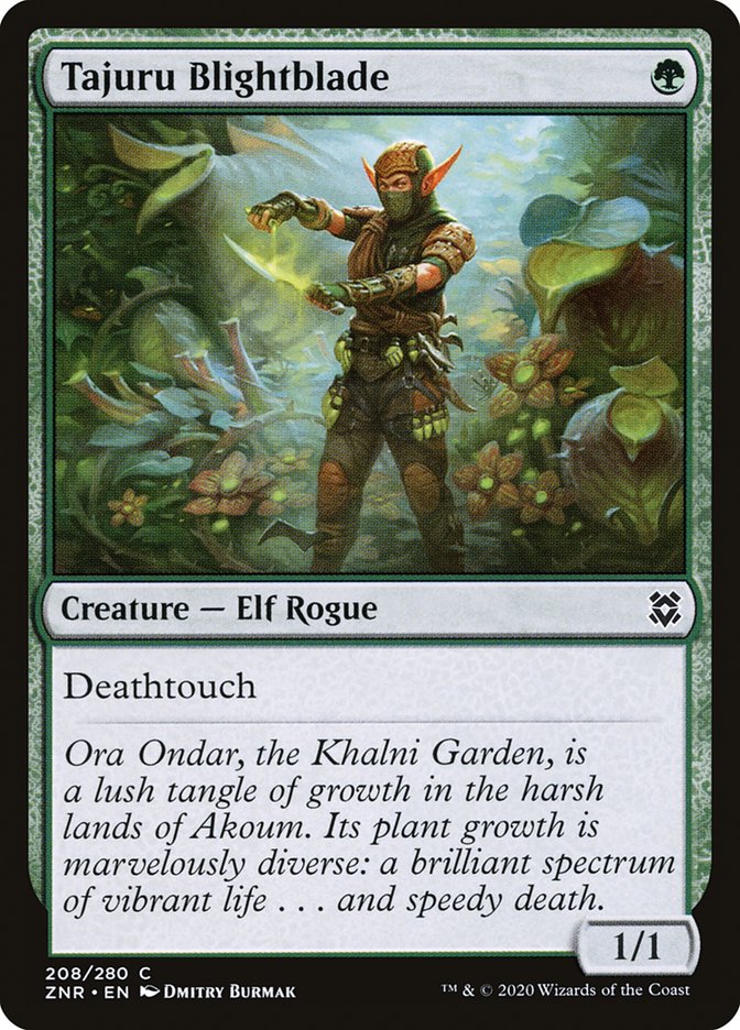 Tajuru Blightblade [Zendikar Rising] | Gear Gaming Bentonville