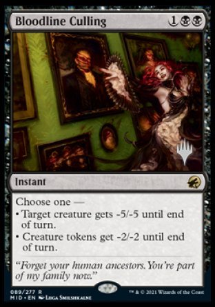 Bloodline Culling (Promo Pack) [Innistrad: Midnight Hunt Promos] | Gear Gaming Bentonville