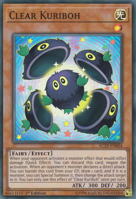 Clear Kuriboh [AC19-EN004] Super Rare | Gear Gaming Bentonville