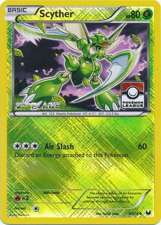 Scyther (4/108) (League Promo 2nd Place) [Black & White: Dark Explorers] | Gear Gaming Bentonville