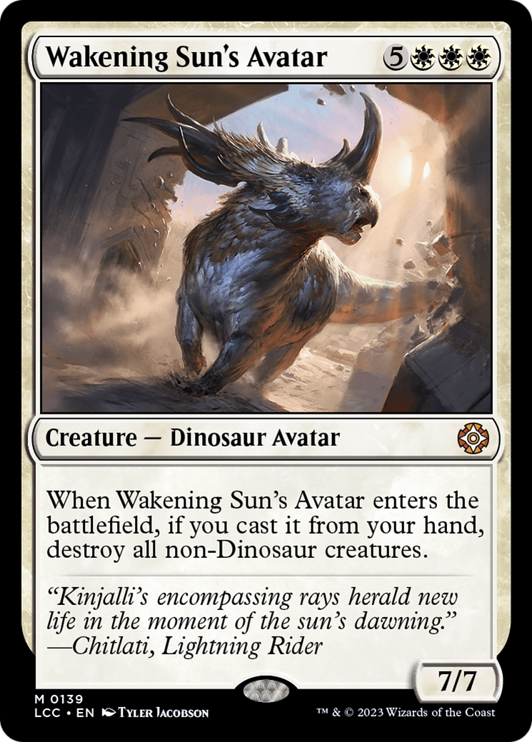 Wakening Sun's Avatar [The Lost Caverns of Ixalan Commander] | Gear Gaming Bentonville