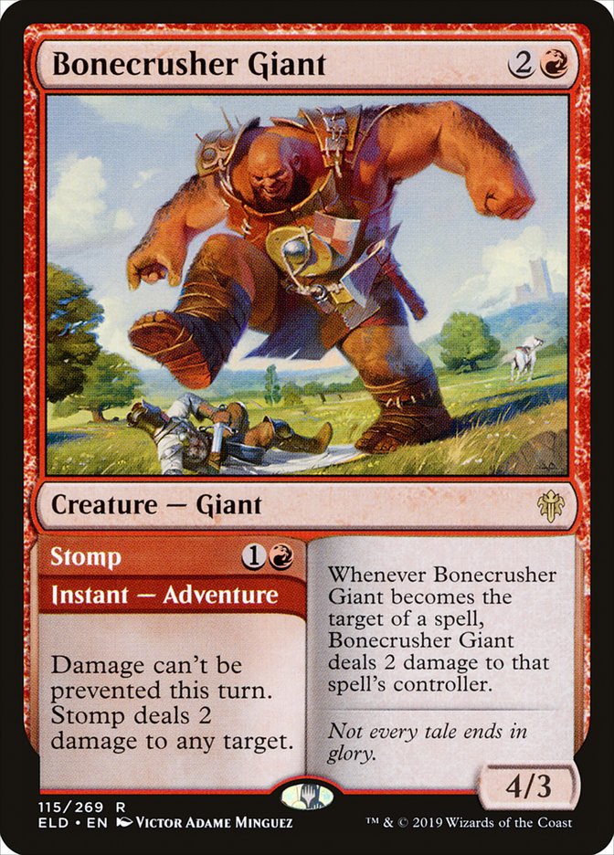 Bonecrusher Giant // Stomp [Throne of Eldraine] | Gear Gaming Bentonville