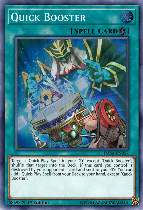 Quick Booster [DASA-EN057] Super Rare | Gear Gaming Bentonville
