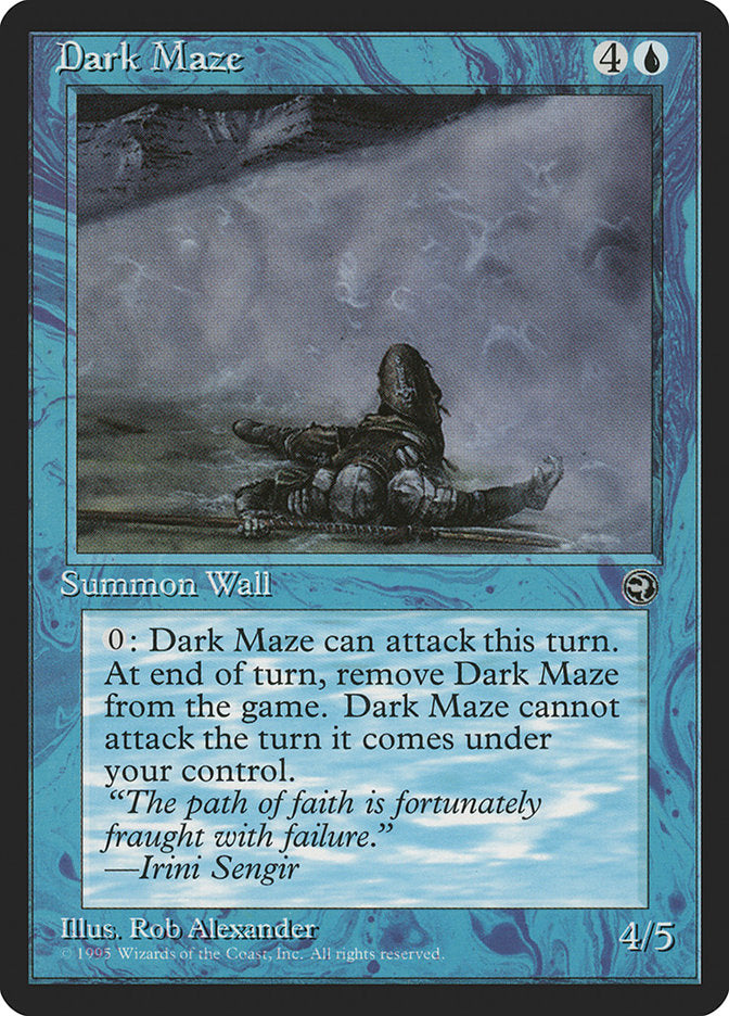 Dark Maze (Irini Sengir Flavor Text) [Homelands] | Gear Gaming Bentonville