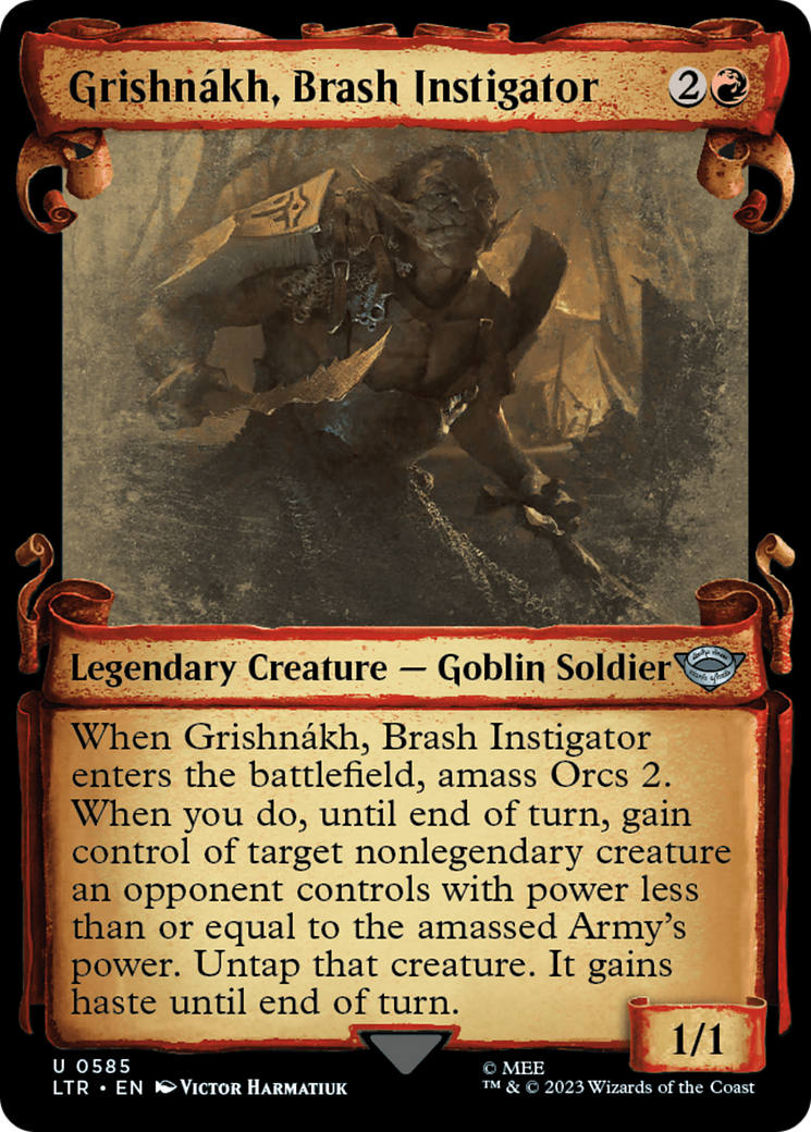 Grishnakh, Brash Instigator [The Lord of the Rings: Tales of Middle-Earth Showcase Scrolls] | Gear Gaming Bentonville