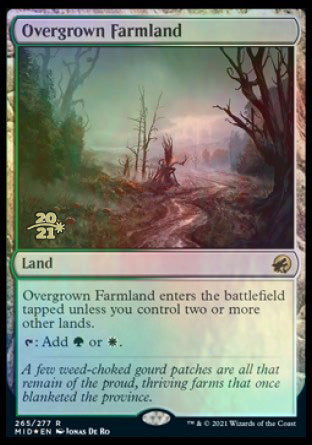 Overgrown Farmland [Innistrad: Midnight Hunt Prerelease Promos] | Gear Gaming Bentonville