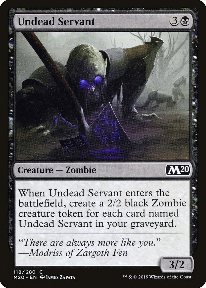 Undead Servant [Core Set 2020] | Gear Gaming Bentonville