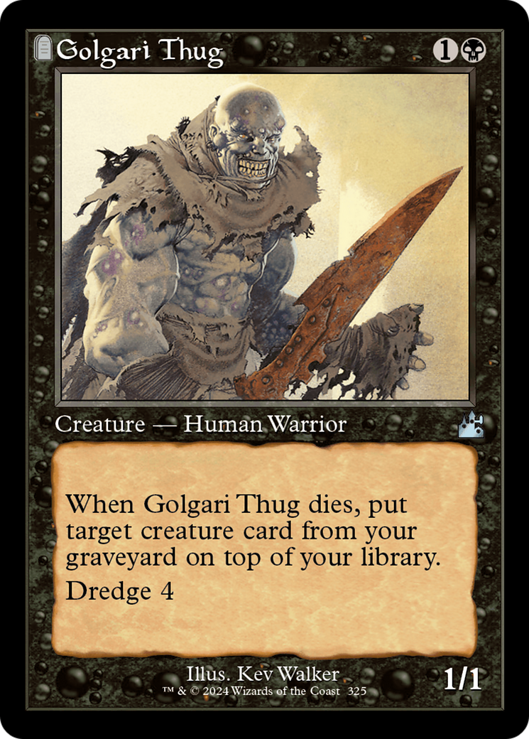 Golgari Thug (Retro Frame) [Ravnica Remastered] | Gear Gaming Bentonville