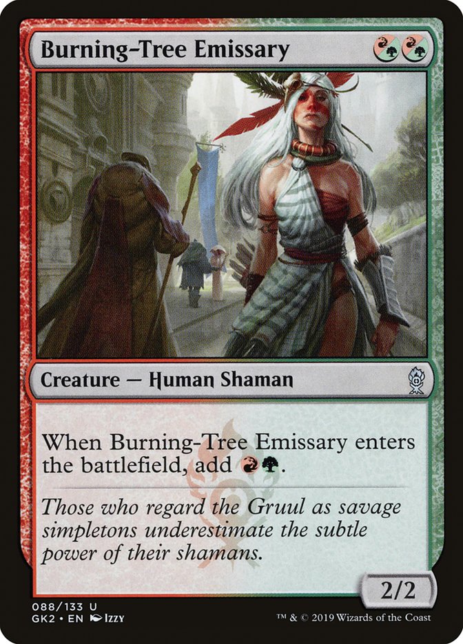 Burning-Tree Emissary [Ravnica Allegiance Guild Kit] | Gear Gaming Bentonville