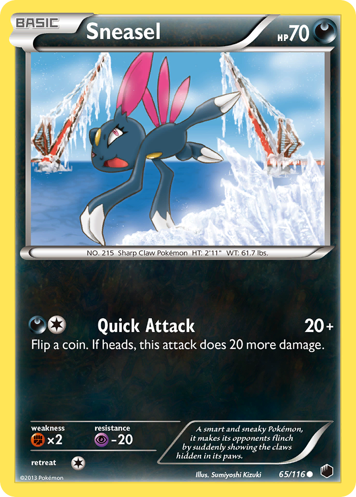 Sneasel (65/116) [Black & White: Plasma Freeze] | Gear Gaming Bentonville