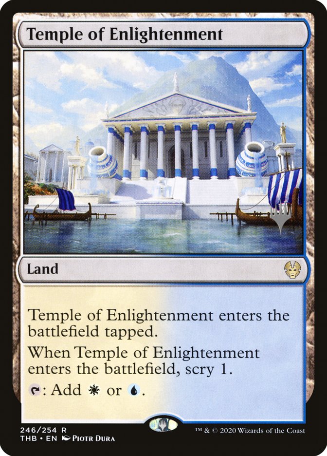 Temple of Enlightenment (Promo Pack) [Theros Beyond Death Promos] | Gear Gaming Bentonville