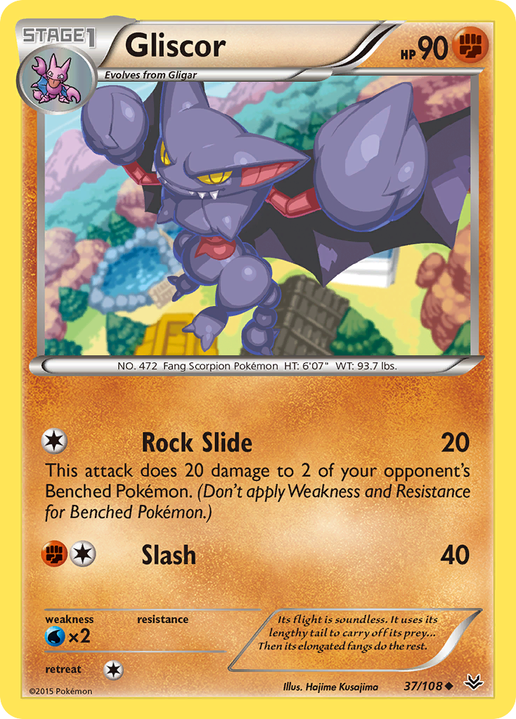 Gliscor (37/108) [XY: Roaring Skies] | Gear Gaming Bentonville