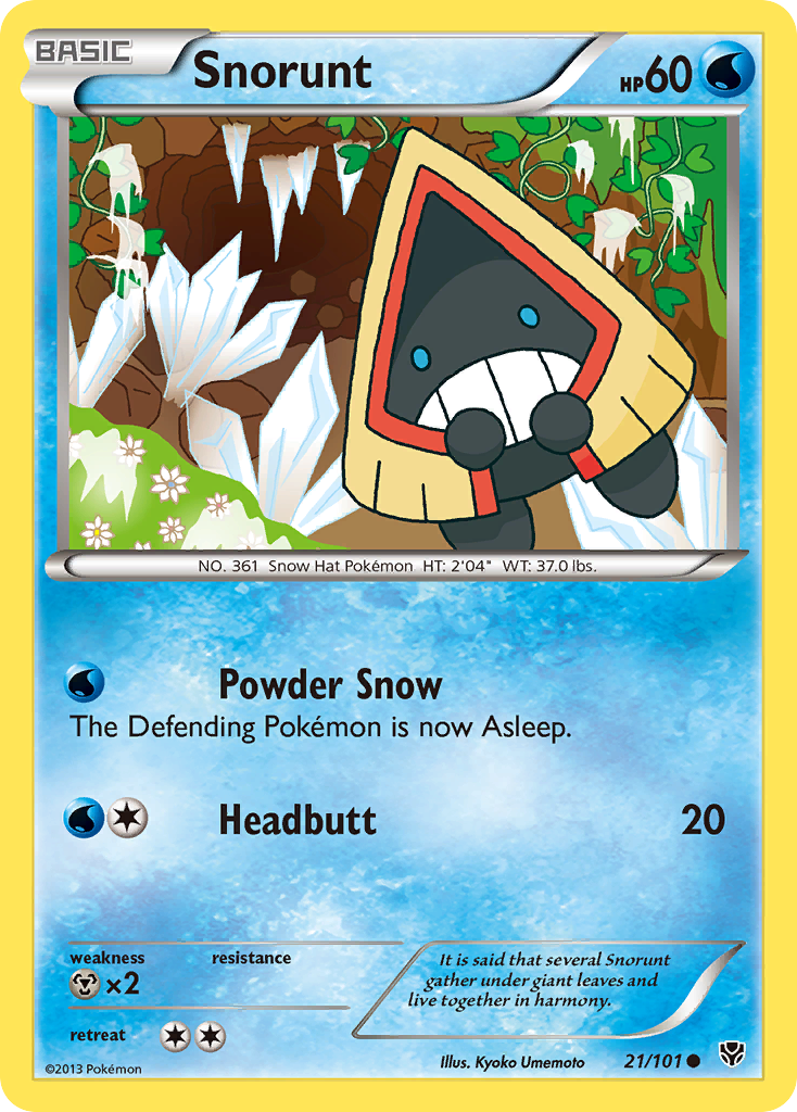 Snorunt (21/101) [Black & White: Plasma Blast] | Gear Gaming Bentonville