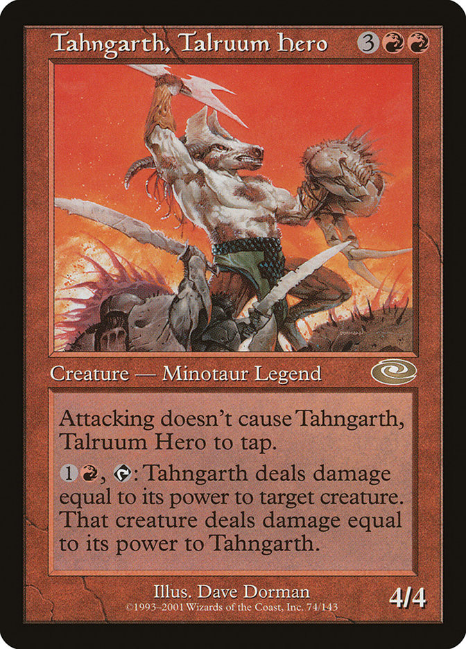 Tahngarth, Talruum Hero (Dave Dorman) [Planeshift] | Gear Gaming Bentonville