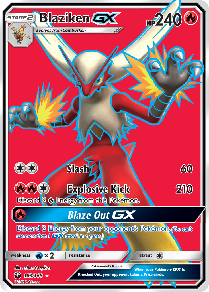 Blaziken GX (153/168) [Sun & Moon: Celestial Storm] | Gear Gaming Bentonville