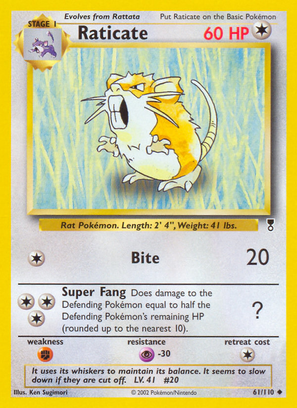 Raticate (61/110) [Legendary Collection] | Gear Gaming Bentonville