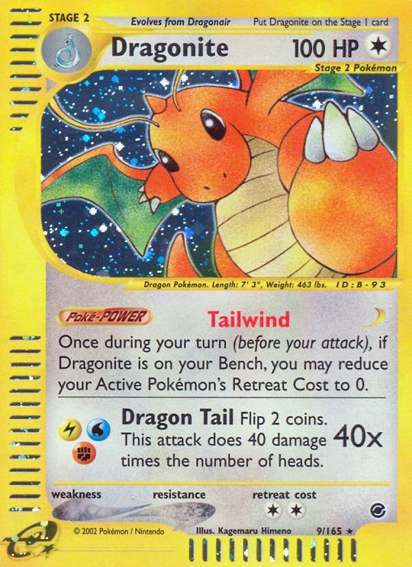 Dragonite (9/165) [Expedition: Base Set] | Gear Gaming Bentonville