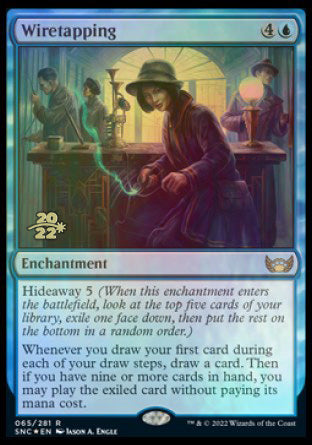 Wiretapping [Streets of New Capenna Prerelease Promos] | Gear Gaming Bentonville