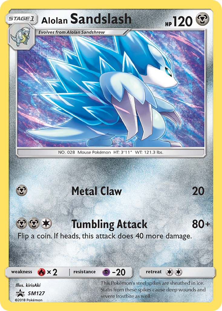 Alolan Sandslash (SM127) [Sun & Moon: Black Star Promos] | Gear Gaming Bentonville