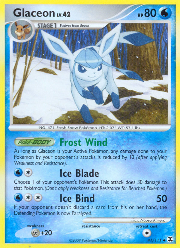 Glaceon (41/111) [Platinum: Rising Rivals] | Gear Gaming Bentonville