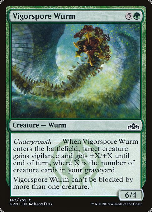 Vigorspore Wurm [Guilds of Ravnica] | Gear Gaming Bentonville