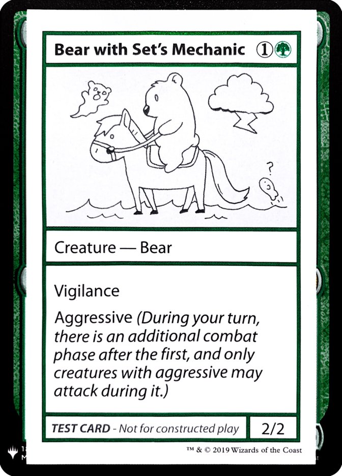 Bear with Set's Mechanic [Mystery Booster Playtest Cards] | Gear Gaming Bentonville