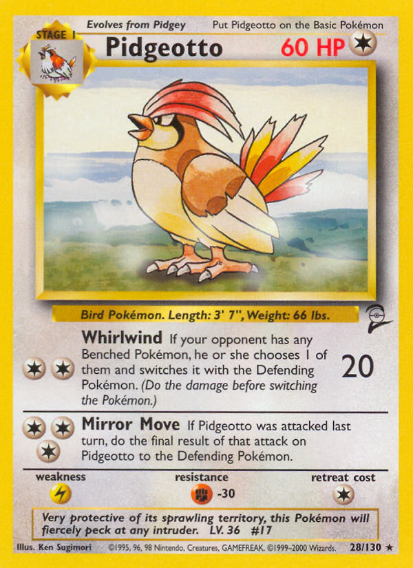 Pidgeotto (28/130) [Base Set 2] | Gear Gaming Bentonville