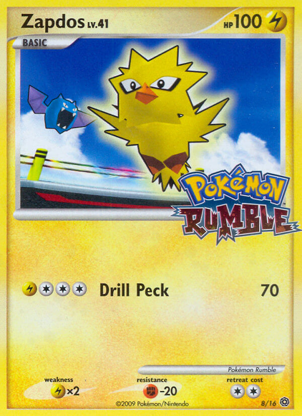 Zapdos (8/16) [Pokémon Rumble] | Gear Gaming Bentonville