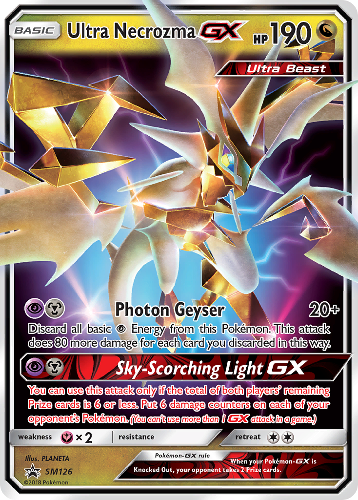 Ultra Necrozma GX (SM126) [Sun & Moon: Black Star Promos] | Gear Gaming Bentonville