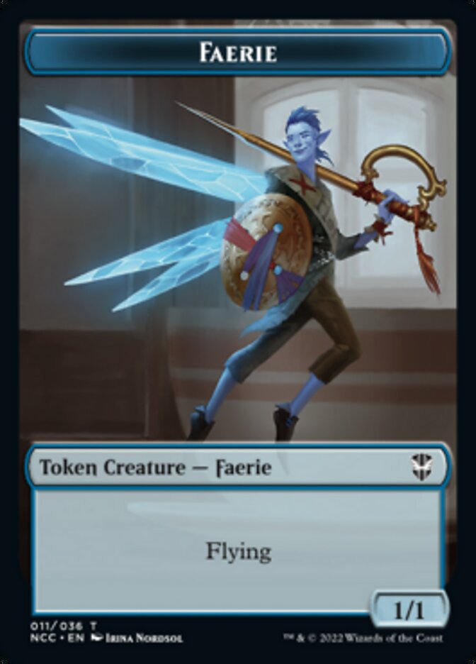 Faerie // Rogue Double-sided Token [Streets of New Capenna Commander Tokens] | Gear Gaming Bentonville