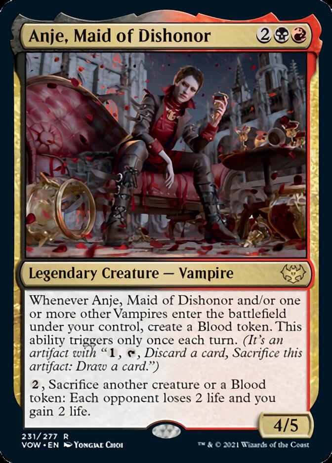 Anje, Maid of Dishonor [Innistrad: Crimson Vow] | Gear Gaming Bentonville