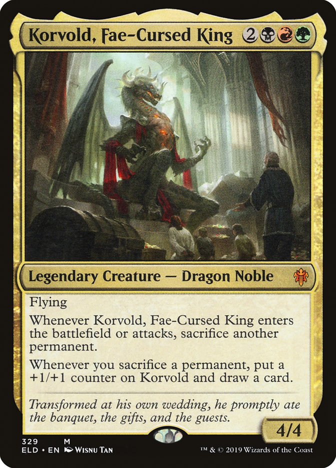 Korvold, Fae-Cursed King [Throne of Eldraine] | Gear Gaming Bentonville