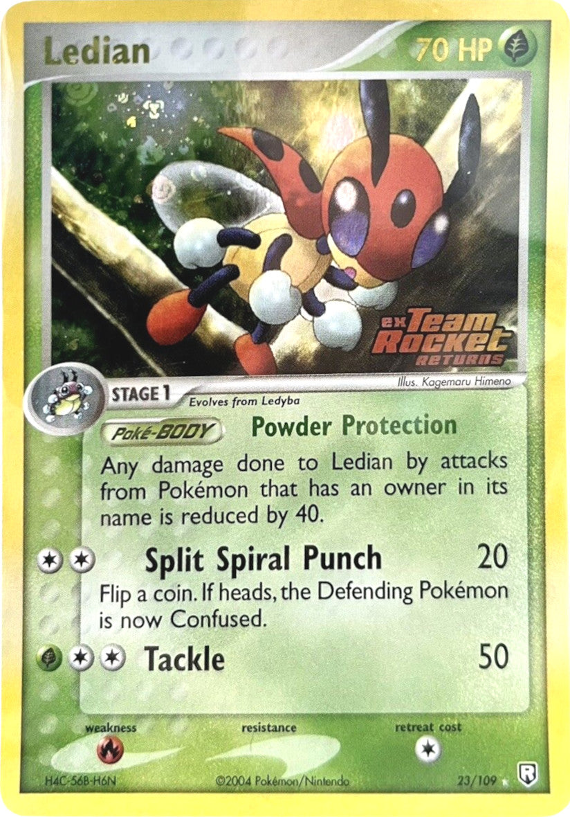 Ledian (23/109) (Stamped) [EX: Team Rocket Returns] | Gear Gaming Bentonville